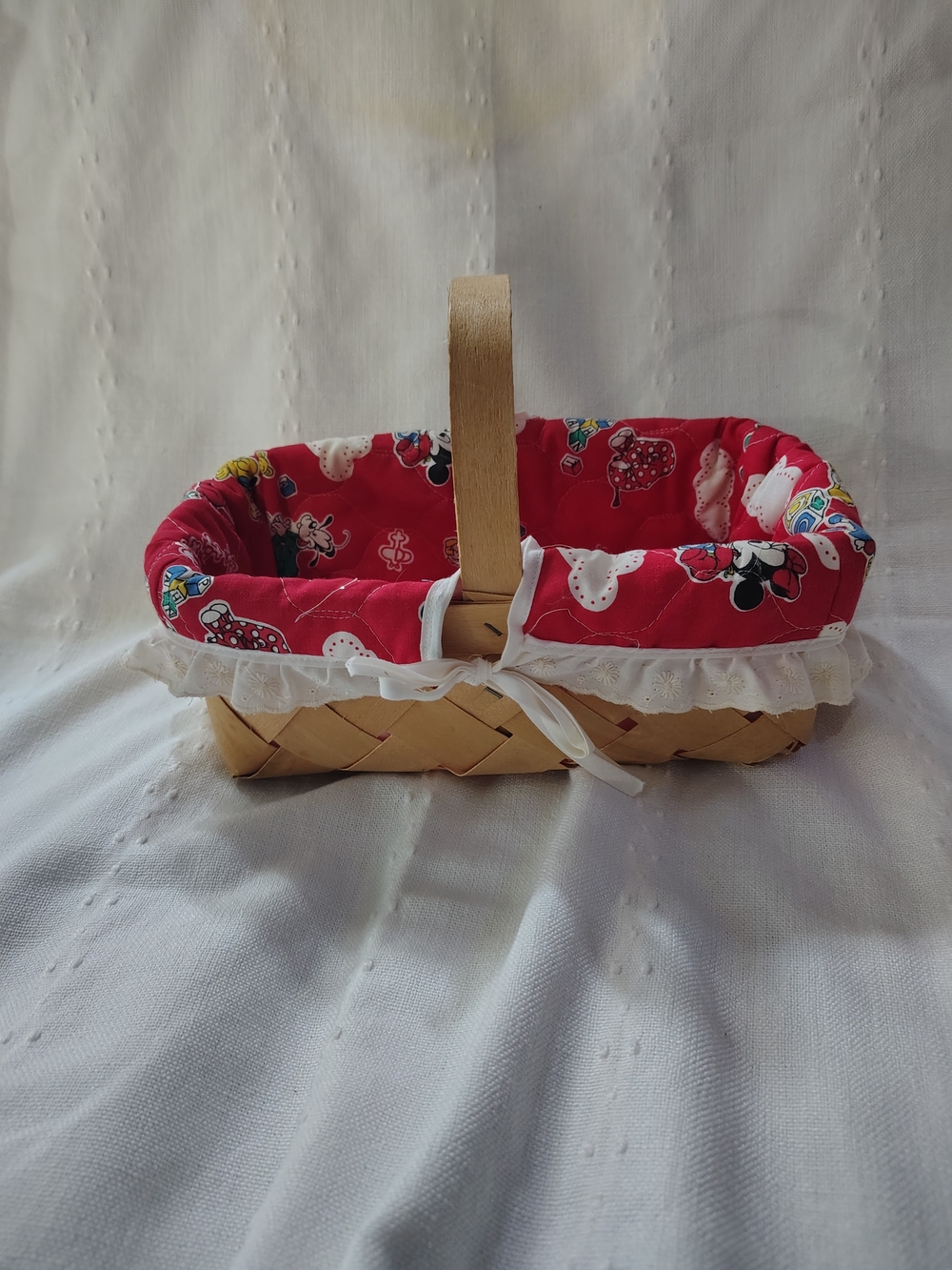 Disney Baby Basket With Mini Mouse And Friends With Building Blocks